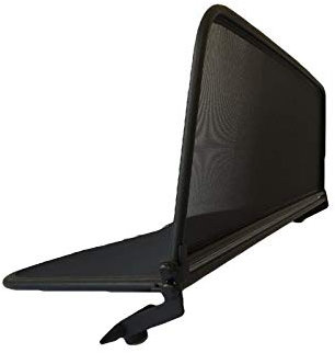 PureWind Windschott kompatibel mit VW New Beetle Baujahr 2002-2012 (Schwarz) – Windschott Universal mit Schnellverschluss inkl. Tasche