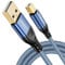 XGMATT Cable de impresora USB 2 m, cable USB A a USB B, cable USB 2.0 tipo B, escáner de alta velocidad, compatible con Lexmark, Dell, HP, Canon, Epson, Xerox, Brother, DAC y más, color azul