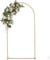 VINCIGANT 2M Wedding Arch Backdrop Stand, Square Arch Gold Metal Arch Backdrop Stand for Wedding Ceremony Birthday Party Baby Shower Garden Floral Balloon Arch Decoration