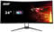 Acer Nitro 34 Curved UWQHD Gaming Monitor | VA Panel | Ultra-Fast | 180Hz | 0.5ms (GTG min) | AMD FreeSync Premium | HDR10