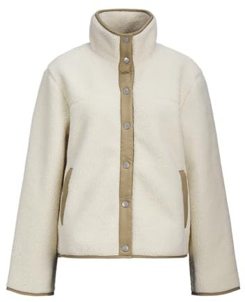 JJXX Jxnellie Teddy-Giacca Otw Pile, Nebbia, M Donna