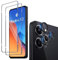 Funrae Verre Trempé pour Xiaomi Redmi 12 4G avec Caméra Arrière Protecteur [2+1 Pièces], Protection Objectif Caméra Individuel pour Tout Coque，Dureté 9H HD Glass Film de Protection d’écran