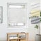 Jalousiescout Plissee Klemmfix ohne Bohren—Jalousie 135x140cm weiß Sichtschutz Fenster Sonnenschutz, Lichtdurchlässig Faltrollo für Fenster & Tür, Basis-Vliesstoff Pure Plissee