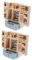 TOYANDONA 2 Sätze Küchensimulation Kühlschrank interaktives Spielzeug Interactive Toys puppenhaus küche kühlschrank Miniatursachen Mädchenspielzeug Mini-Kühlschrank Spielzeugkühlschrank