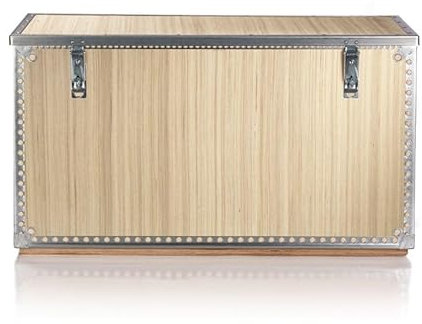GUARDIQUE WoodyBox 131 - Transportbox aus Sperrholz – Große, leere – Schwerlast Holzkiste, robuste Lagerkiste - ideal für Werkzeuge, Instrumente und Geräte