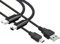 USB C to Mini USB Cable, USB A to Mini-B Charging Cord, Type C to MiNi B OTG Cable for Macbook, iMac Pro, Chromebook Pixel, Canon Camera, PS3 Controller,Dash Cam,Garmin Navigator Nuvi