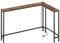 YATINEY Slim Console Table, 15 cm Behind Sofa Table, 180 cm Entryway Table with 1 Outlet and 2 USB Ports, Long Hallway Table, 3 Assembly Options, for Behind Sofa, Entryway, Rustic Brown XCT07KBR