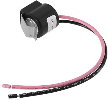 Be In Your Mind 1 termostato de descongelación para refrigerador compatible con Whirlpool compatible con Kenmore OE W10225581 PS11750673, longitud de línea de 15 cm, termostato de refrigeración