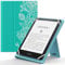 MoKo Universal Case for 6-7 Kindle eReaders Fire Tablet - Lightweight PU Leather Folio Shell Cover Case with Hand Strap/Kickstand, Line Drawings