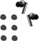 Tapones de Silicona de Repuesto compatibles con Realme Buds Air 5 Pro, Almohadillas de Repuesto para Auriculares in-Ear, 3 Almohadillas (Negro)