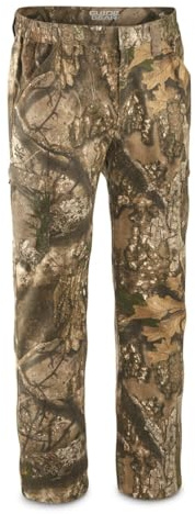 Guide Gear 6 Pocket Camo Pants for Men for Hunting with Cargo Pockets RT APX Large