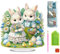 Guidre 5D Diamond Painting Aufsteller, Diamond Painting Tischdeko, DIY Diamant Painting Erwachsene, Bastelset Diamantmalerei Kinder Mädchen für AnfäNger, Familie Deko, Ostern Geschenk