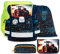 Belmil Schulranzen Set 403-13/AG/S/R 5 - teilig ergonomischer Schulranzen Set mit Regenschutz 1. klasse 2. klasse 3. klasse - Super Leicht 930-990 g/Grundschule (Tractron 2)