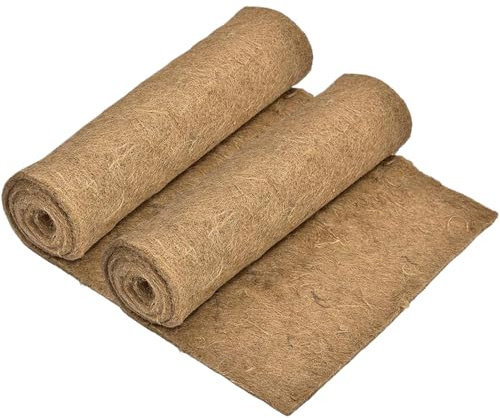 Worm Blanket, 2Pcs 24 x 24 Foldable Worm Bin Blanket, Degradable Jute Fibre Vermicomposting Cover Fits Any Bin Bag, Farm for Keep Worms
