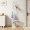 CYQQRDZSW Porte Manteau sur Pieds en Métal, Porte Manteaux en Forme d'arbre pour Hall d'entrée, Coat Rack avec Panier de Rangement, Suspendre Vêtements, Chapeaux(White)