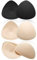 WLLHYF Triangle Bra Pads Inserts, Breathable Bra Inserts Skin Color Removable Breast Padding Soft and Comfortable Breast Enhancers Pads for Women Girls Any Cup Cover