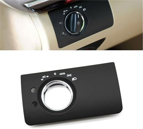 JINFOLI For Mercedes, Benz, ML GL W164, cubierta del botón del interruptor de control de los faros delanteros, accesorios de repuesto for el panel del interruptor de los faros delanteros interiores in
