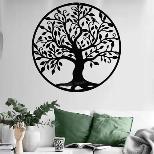 MIAOKEJIA Family Tree Wall Sticker Tree of Life Family Tree Logo Wall Sticker Interior Decoration Art Wall Hanging Gift Wall Background Sticker