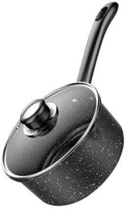 KICHOUSE Lattiera in pietra Maifan pentola cucinando caldaia stock pot latte piatto di noddle istantaneo fornitura di cucina Stockpot per la casa vaso medico in pietra ferro raffinato Nero
