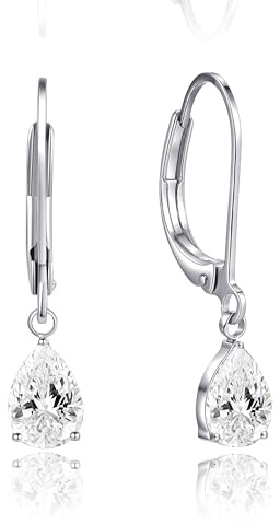 Limerencia G23 Titan Leverback Hängen Ohrringe für Damen Mode F136 Titan Tropfen Ohrringe Hypoallergene Schmuck Geschenk