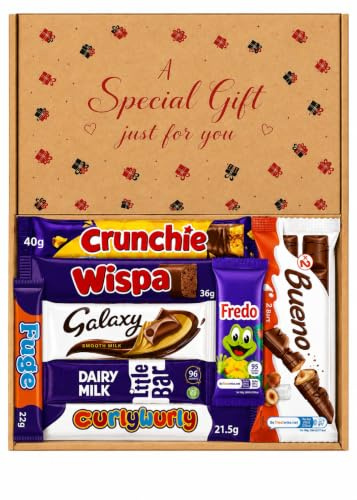 Sweetie Gifts Chocolate Gift Box – Assorted Sweet Treats Hamper, Gifts for All Occasions, Birthday Christmas Thank You Gift for Men Women Kids, Letterbox Friendly