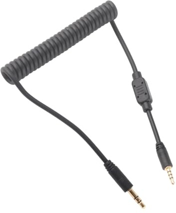 Tbest Flash -Synchronisationskabel 3,5 Mm Männlich Bis Gewickeltes Kabel Langlebig, Leichtes Stabiles Getriebe Für Kamera G F Serie DSLR