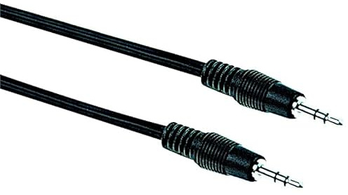 Generico Cavo Jack 3.5mm Maschio a Maschio 5 Metri, Cavo Audio Stereo AUX per Cuffie, Smartphone, PC, Tablet, Casse, Autoradio, MP3, Connettori Nichelati