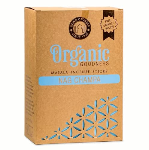 Song of India Organic Masala Incense Sticks Nag Champa, 3 STK zu je 15g