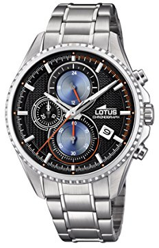 LOTUS Herren-Armbanduhr Chronograph Quarz Armbanduhr mit Armband aus Edelstahl 18526/5