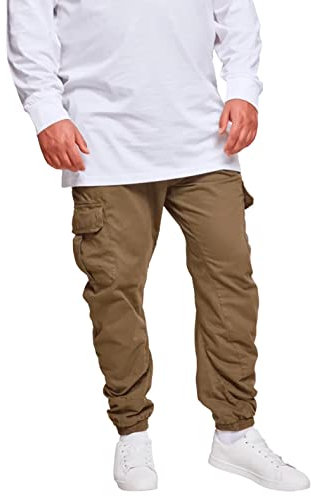 Urban Classics Men's Cargo Jogging Pants Trousers, Green (Olive 176), 3XL