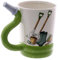 Close Up Garten Werkzeug Tasse, Kaffeetasse mit Gartenschlauch Griff, aus Keramik