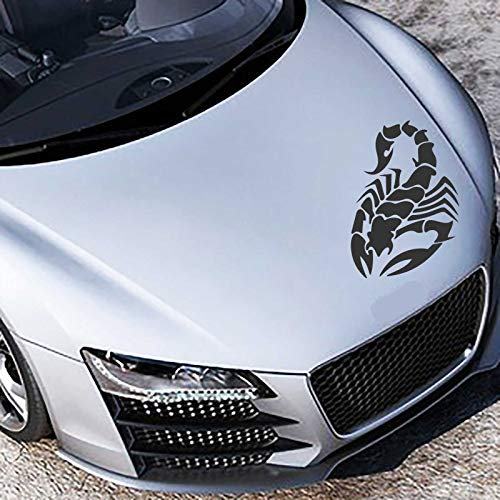 INDIGOS UG Aufkleber - Autoaufkleber Skorpion 70cm x 46cm schwarz - Tuning Carystyling Heckscheibe Auto