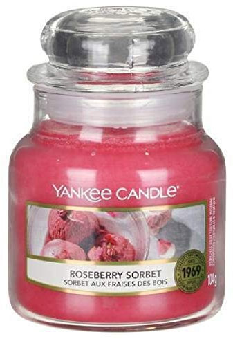 Yankee Candle Scented Candle, Glass wax, Pink, 8cm