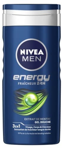 Nivea For Men Energy Body Care Shower Gel, 250ml