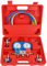 Recharge Climatisation Voiture R134A, Manifold Gauge Set Kit de Jauge de Collecteur de Diagnostic Professionnel AC Diagnostic Réfrigérants Climatisation Outils avec Tuyau, Convient aux Réfrigérants