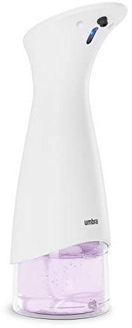Umbra Otto 280ml Automatischer Schaumseifen-und Handdesinfektionsmittelspender, Schäumender Seifenspender mit Sensor, Weiss, Einheitsgröße