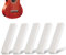 Knochen Sattel, 52x6x10mm DIY Blank Buffalo Bone Nut String Pillow Bone Saddle Nut Gitarre Brücke Sattel Blank Ungeschlitzte Gitarrenstegmuttern für Klassische Elektrische Akustikgitarre Ukulele