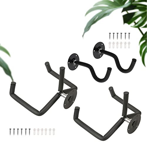 2 x Gitarrenhalter Gitarren Wandhalterung Bass Halter Wand Halterung Ständer Ständer Gitarren Wandhalter für Gitarre Display