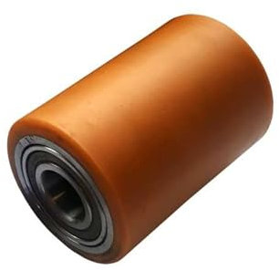 WIKO Hubwagen Rollen Polyurethan Rollen 50x70 mm - Räder mit Kugellagern Hubwagenräder Laufrollen Fixierer Rad Palettenrollen - 300 kg (17 mm (Achsloch))