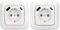 Busch-Jaeger 1x USB-Set alpinweiß: 2x USB-A+C Steckdose 20 EUCB2USBAC-214 + 2x 2511-214 1-fach Rahmen