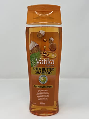 Vatika Naturals Chia Butter Shampoo 425ml | Mit Bio-Actives | Curl Moisture Extreme Shampoo
