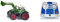 Siku 6793, Fendt 933 Vario Traktor mit Frontlader, Grün, Metall/Kunststoff, 1:32 & 6730, Bluetooth Fernsteuermodul, Control Fahrzeuge mit Bluetooth-Steuerung, Blau/Silber