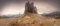 adrium AluVerbund-Bild 120 x 50 cm: Bergkammansicht von Tre Cime di Lavaredo, Südtirol, Dolomiten Italien Alpen(144602147)