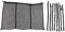 Natudeco Pool Float Holder Outdoor Activities Storage Organiser Heavy Duty Adjustable Hanging Net Inflatable Toy Storage Mesh Bag for Fence Deck Garage Patio Gym