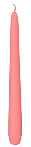 Wiedemann Kerzen Spitzkerzen Rosa 250 x Ø 25 mm, 12 Stück, rußarm, tropffrei, hochwertiger Docht
