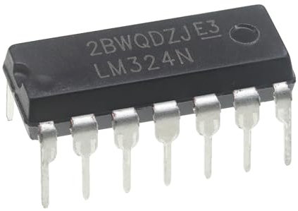 ALLECIN LM324N LM324 Amplificatore Operazionale Quadruplo a Bassa Potenza IC per il Progetto Fai Da Te DIP-14 14 Pin (Confezione da 30 pezzi)