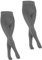 FALKE Unisex Kinder Strumpfhose Family Multipack K Ti Baumwolle dick einfarbig 2 Stück, Grau Light Grey Melange 3390, 134-146