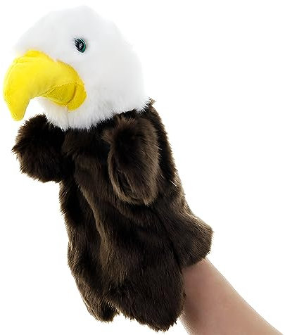 LOMTRATS Hund, Kaninchen, Elefant, Taube, Drache, Ziege, Koala, Panda, Bär, Schaf, Kuh, Handpuppen, Plüschtiere, Spielzeug für fantasievolles Rollenspiel, Geschichtenerzählen, Geschenke für Kinder