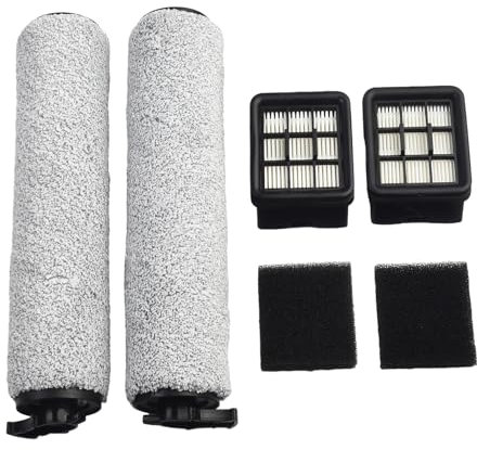 HF3 Kit de filtre à rouleau compatible avec l'aspirateur sans fil pour Bissell Crosswave HF3 humide/sec et balai à franges 3649A