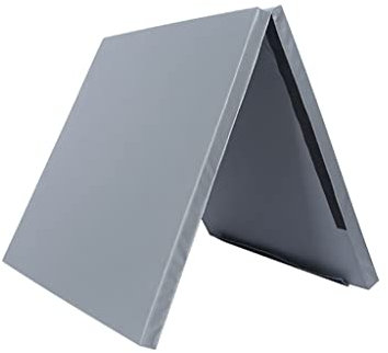 RajoNN Tapis d'exercice Tapis de Gymnastique Pliable Tapis d'entraînement en Cuir PU Robuste Poignée de Transport Facile à Nettoyer pour Les Tapis de Yoga d'étirement d'aérobic